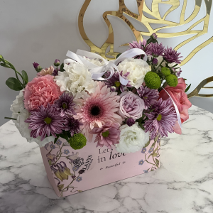 aranjament cutie flori ploiesti